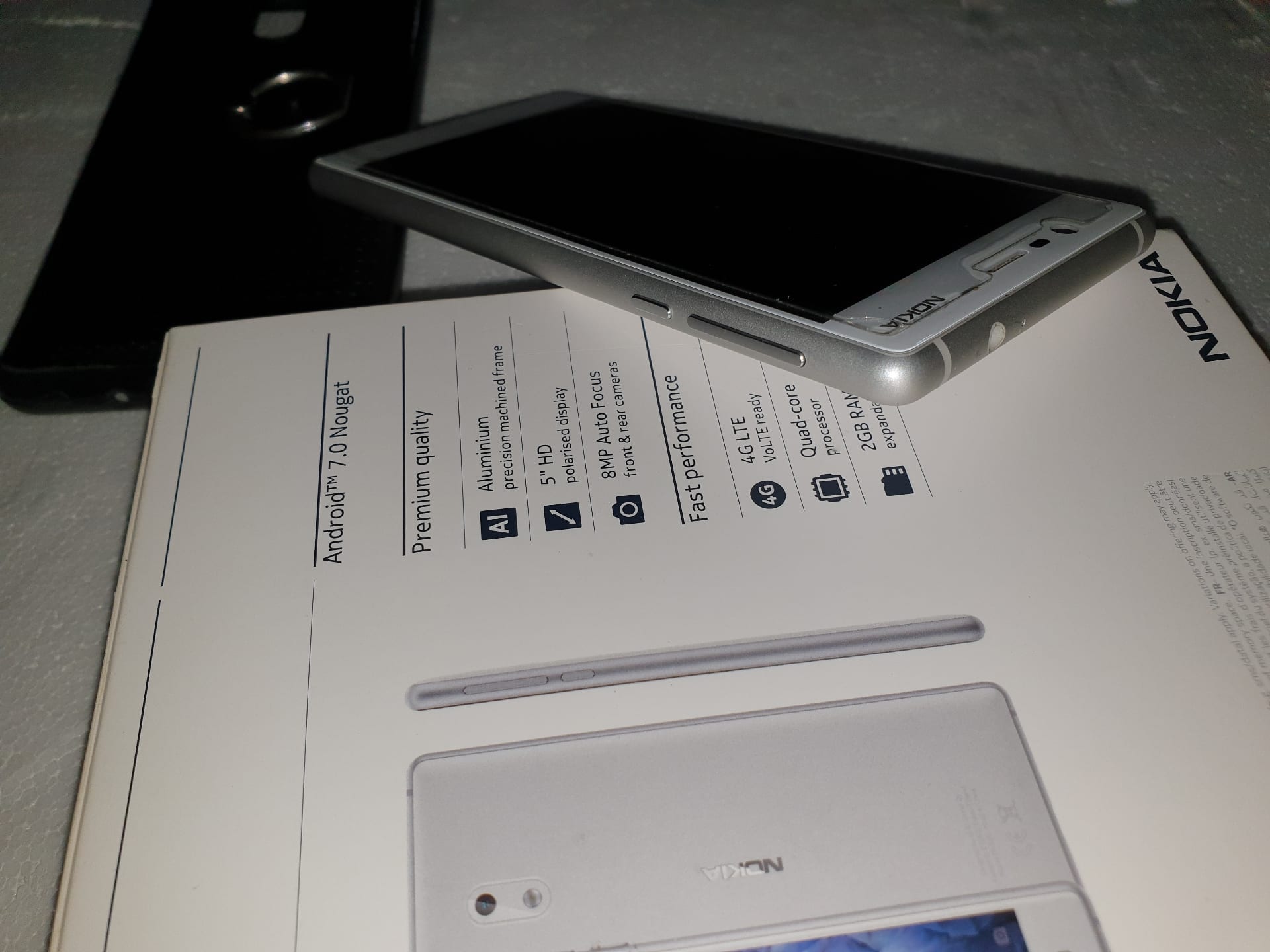 nokia 3
لا تنسَ أنك شاهدت هذا الإعلان في عنكبوت
It's Nokia 3 brand new only one mont...