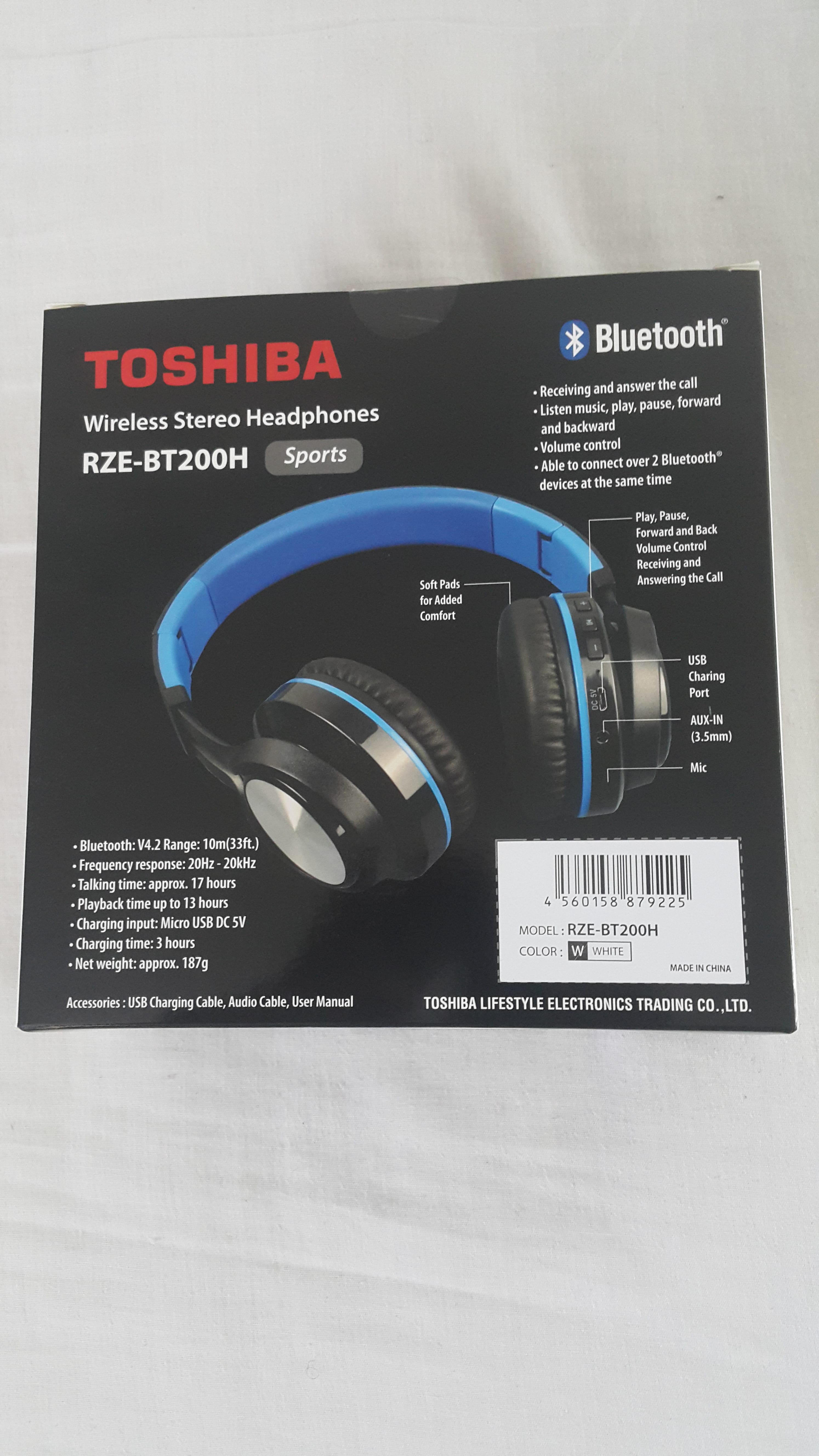 Wireless Stereo Headphone Toshiba سماعة بلوتوث توشيبا
لا تنسَ أنك شاهدت هذا الإعلان في عنكبوت...
