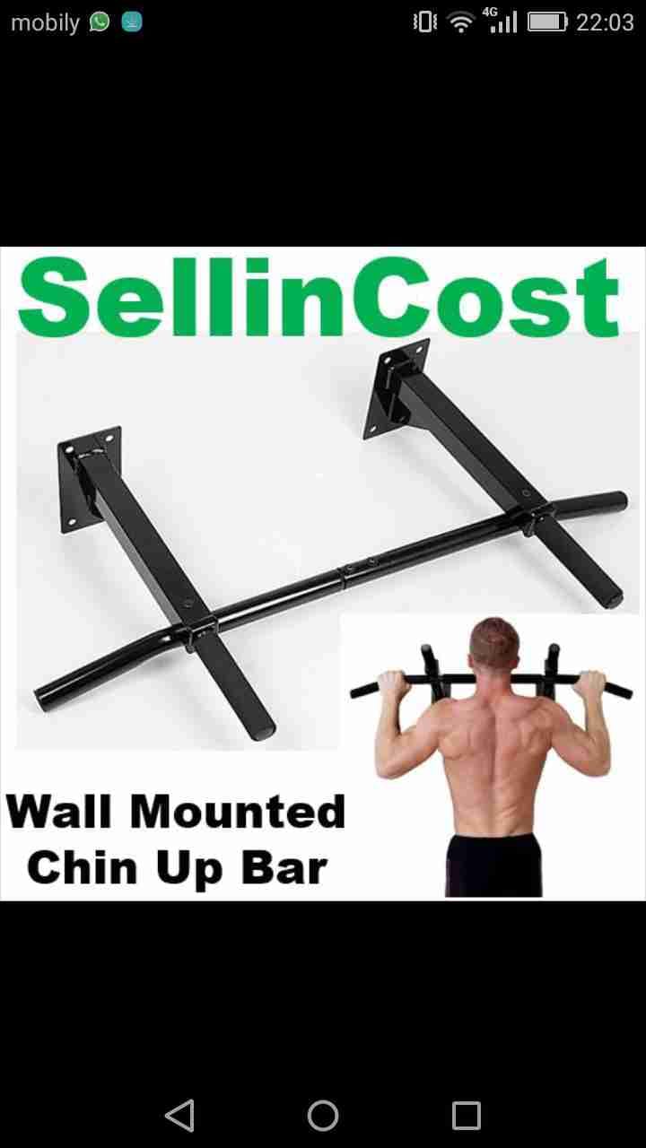 Wall Mountain Pull Up Bar
لا تنسَ أنك شاهدت هذا الإعلان في عنكبوت
Wall Mountain Pull Up Bar
T...