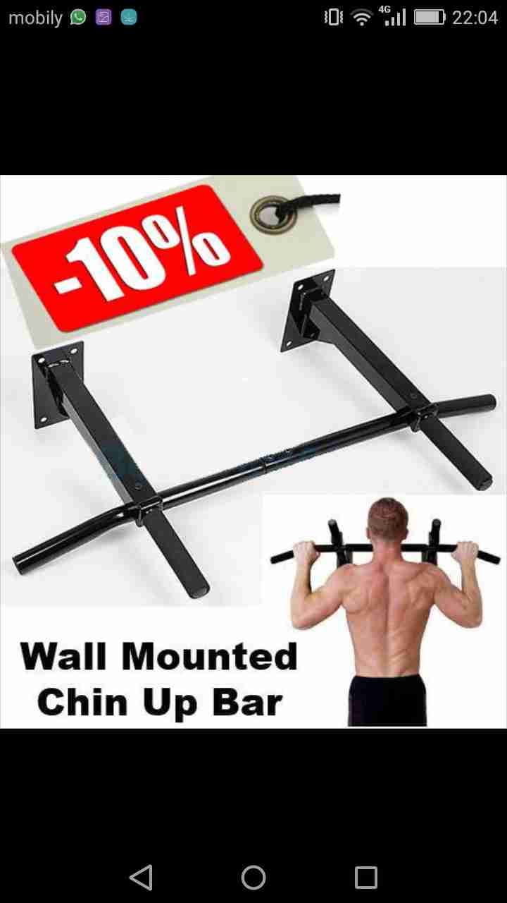 Wall Mountain Pull Up Bar
لا تنسَ أنك شاهدت هذا الإعلان في عنكبوت
Wall Mountain Pull Up Bar
T...