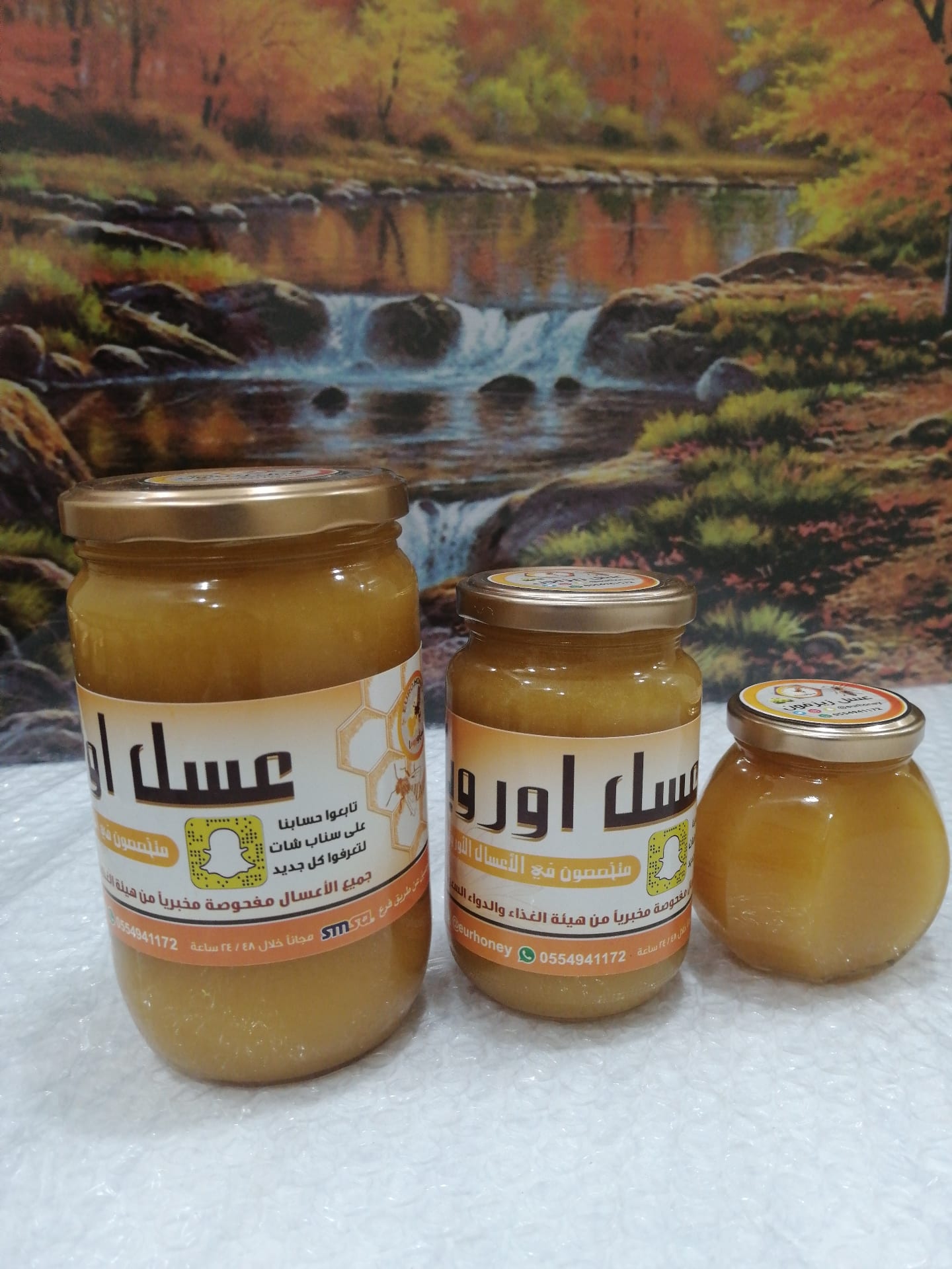 عسل اوربا
لا تنسَ أنك شاهدت هذا الإعلان في عنكبوت
فوائد العسل لأجسامنا وصحتنا
للطلب يرجئ إرسا...