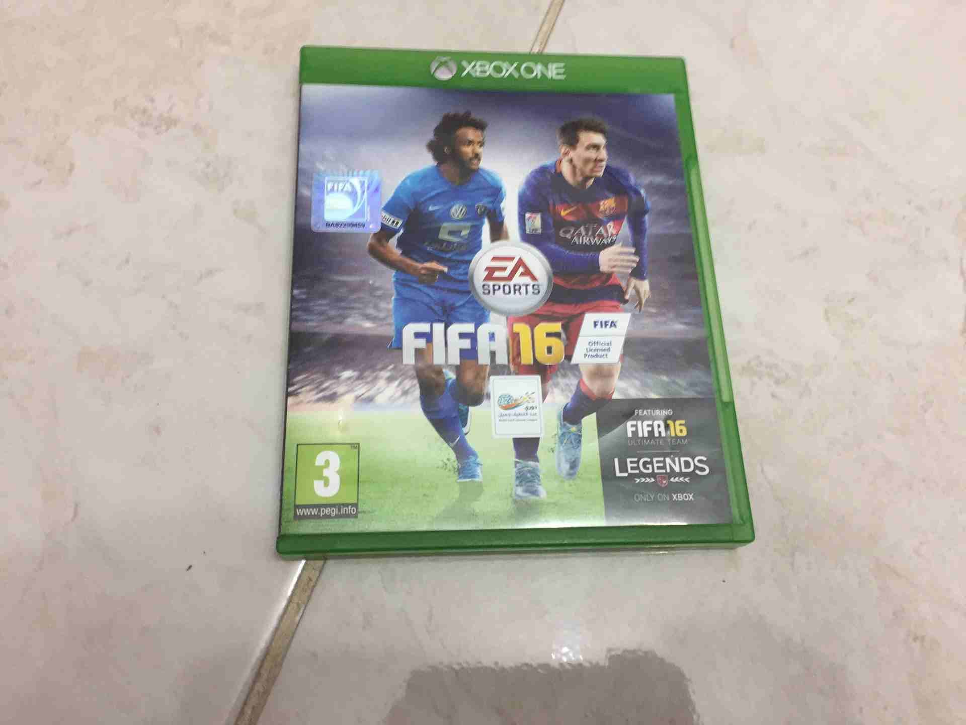 fifa 16
لا تنسَ أنك شاهدت هذا الإعلان في عنكبوت
Fifa 16 for Xbox one و حالتها جيدة...