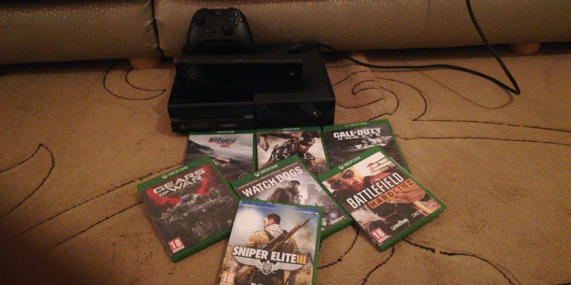 xboxone مع 7 اشرطه للبدل او للبيع
لا تنسَ أنك شاهدت هذا الإعلان في عنكبوت
Xbox one
حالة الجها...