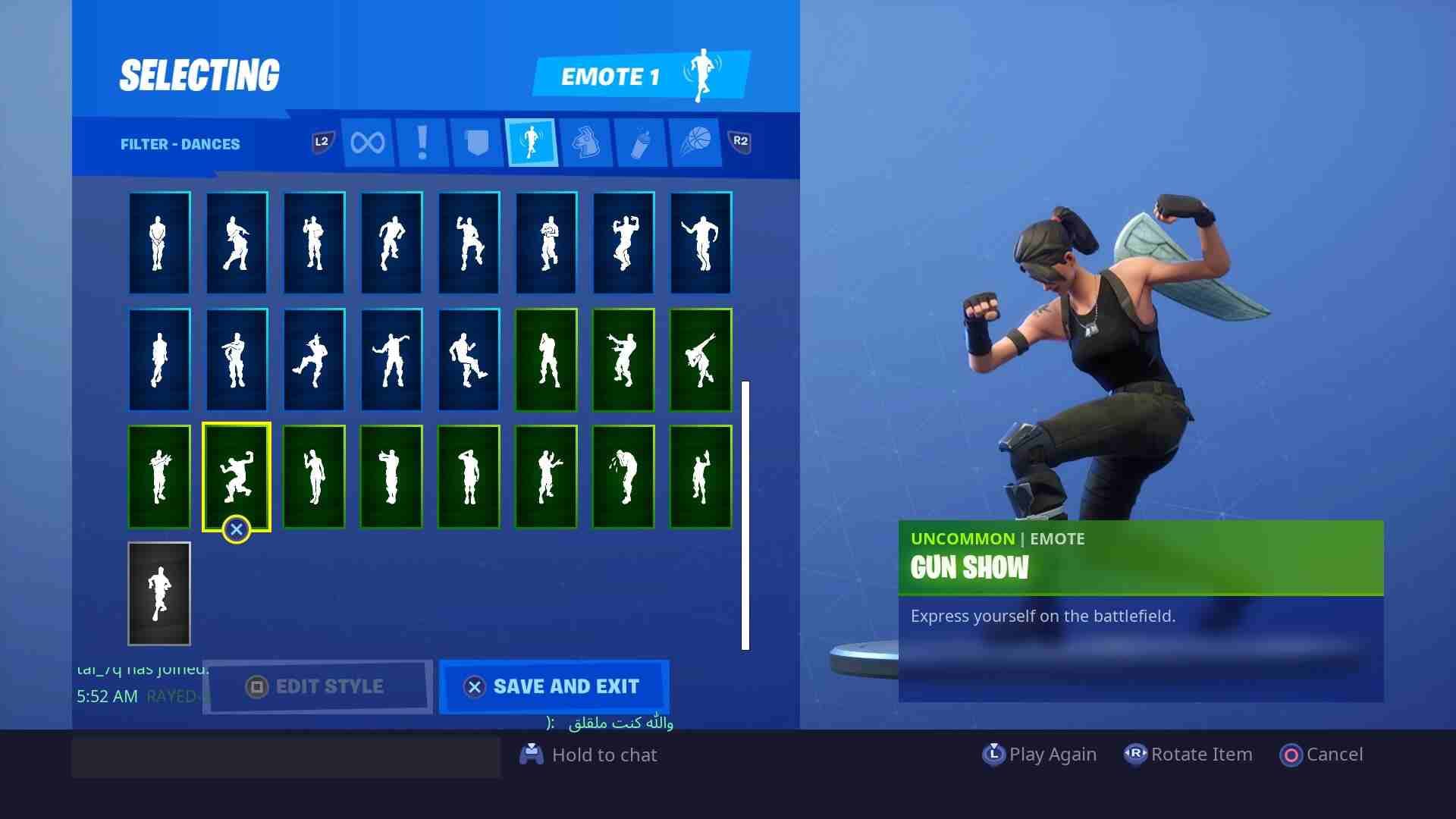 فورت نايت يوجد شيطون
لا تنسَ أنك شاهدت هذا الإعلان في عنكبوت
حساب فورت للبيع يوجد فيه شيطون و رقص...