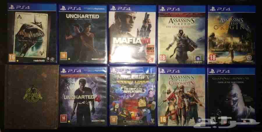 ألعاب PS4 للبيع أو البدل
لا تنسَ أنك شاهدت هذا الإعلان في عنكبوت
10 اشرطة PS4 نظيفة للبيع أو البد...