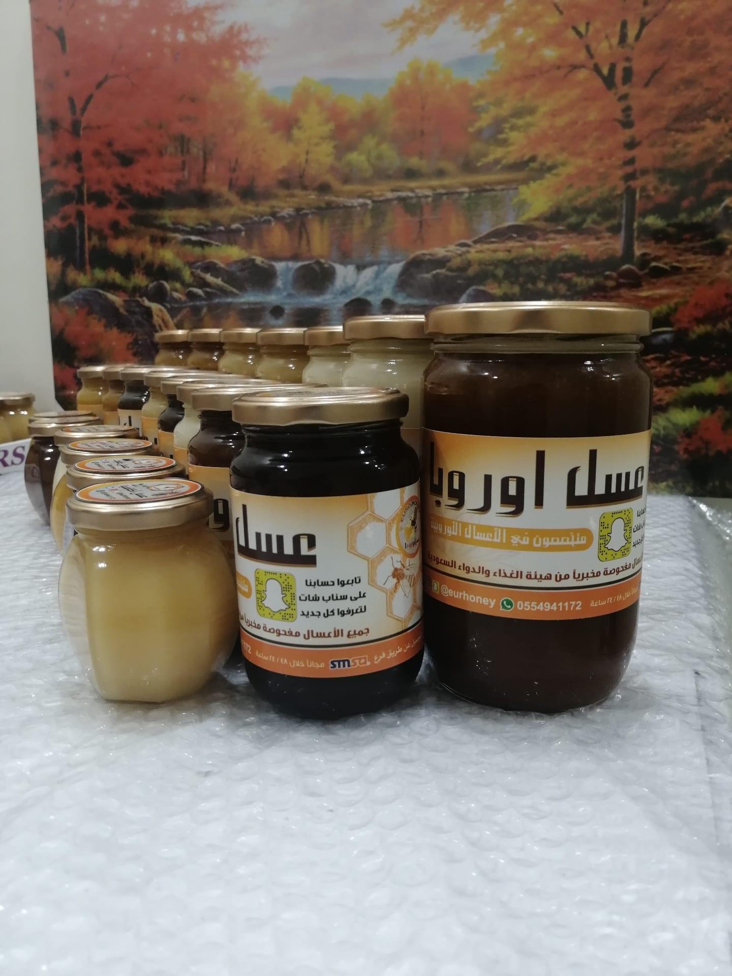 عسل اوربا
لا تنسَ أنك شاهدت هذا الإعلان في عنكبوت
فوائد العسل لأجسامنا وصحتنا
للطلب يرجئ إرسا...
