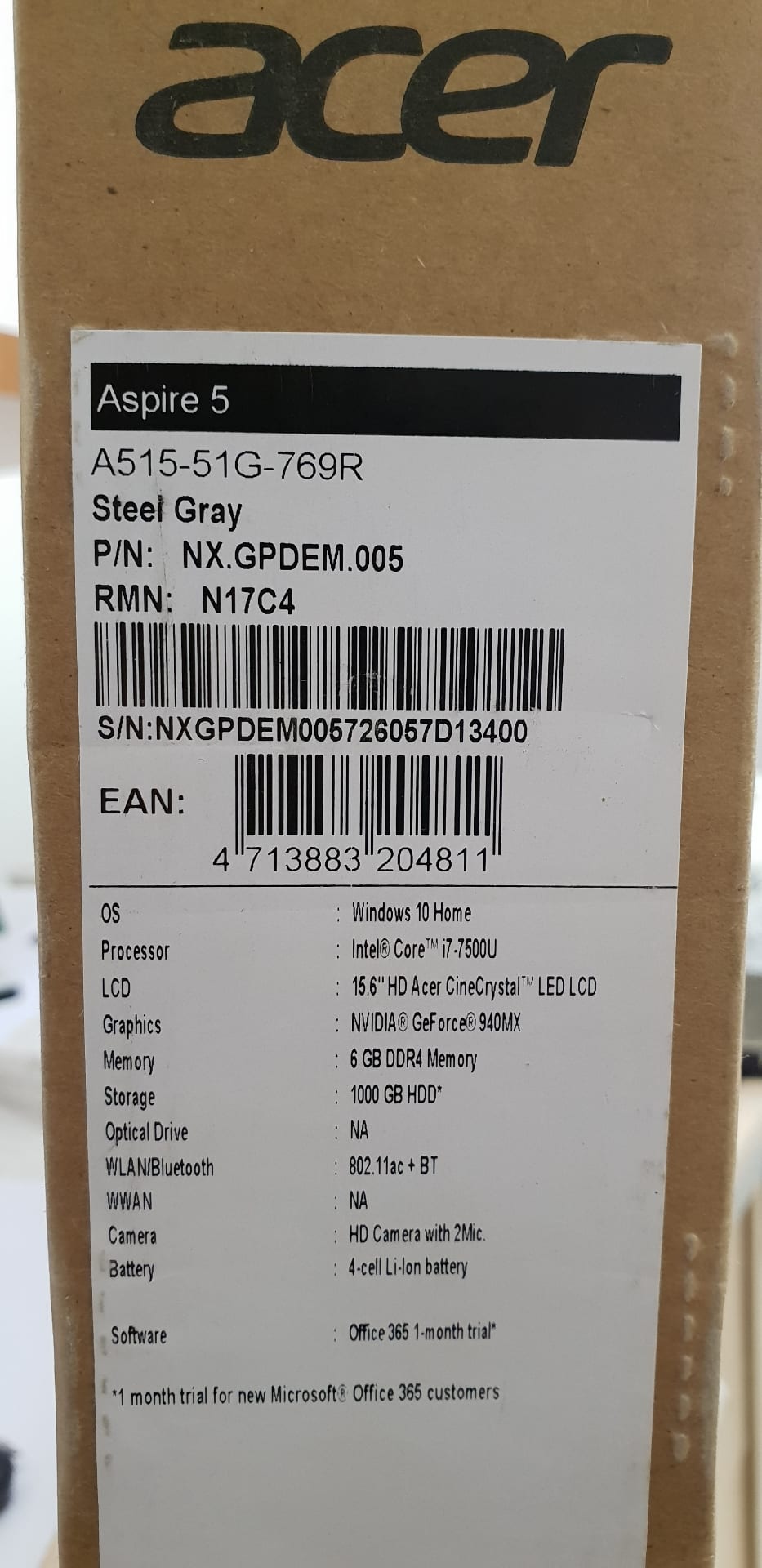 جديد ايسر لابتوب i7 بالكرتون سعر رائع i7. new aser spire5 sealed core i7
لا تنسَ أنك شاهدت هذا الإعلان في عنكبوت...