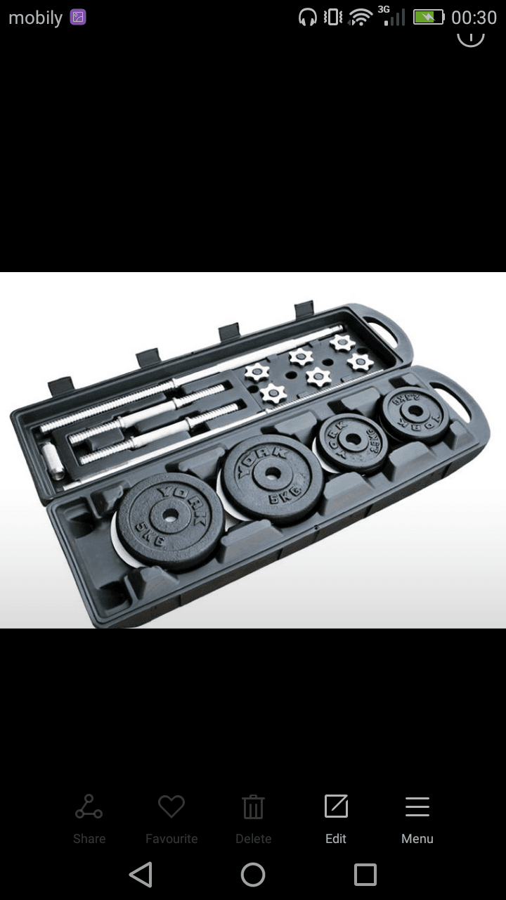50kg Dumbell set
لا تنسَ أنك شاهدت هذا الإعلان في عنكبوت
Total weight Box
50kg complete box
2...