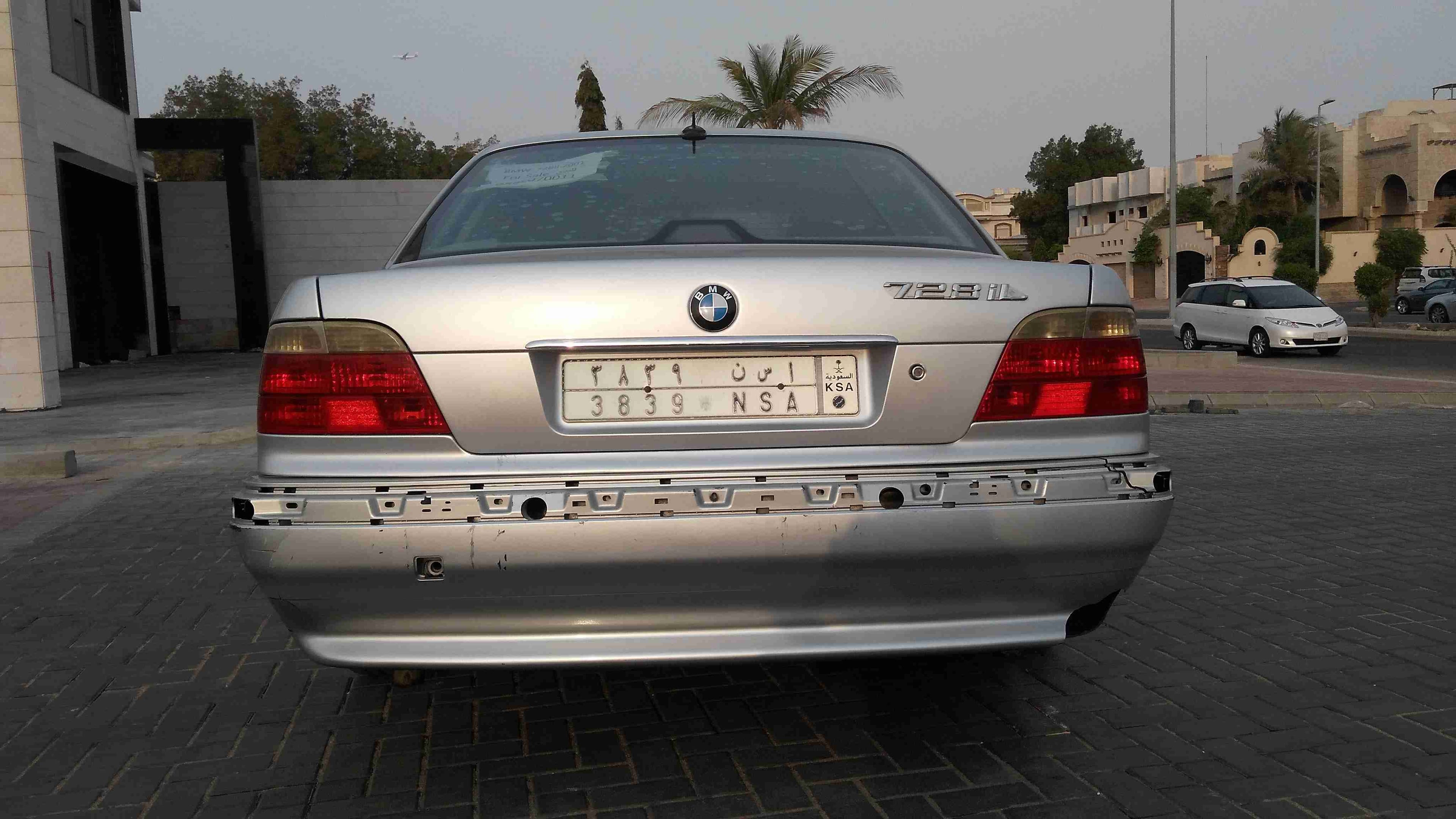 bmw 728il 2001
لا تنسَ أنك شاهدت هذا الإعلان في عنكبوت
ماكينه 6 سلندر وارد اليابان
المكيف شغ...