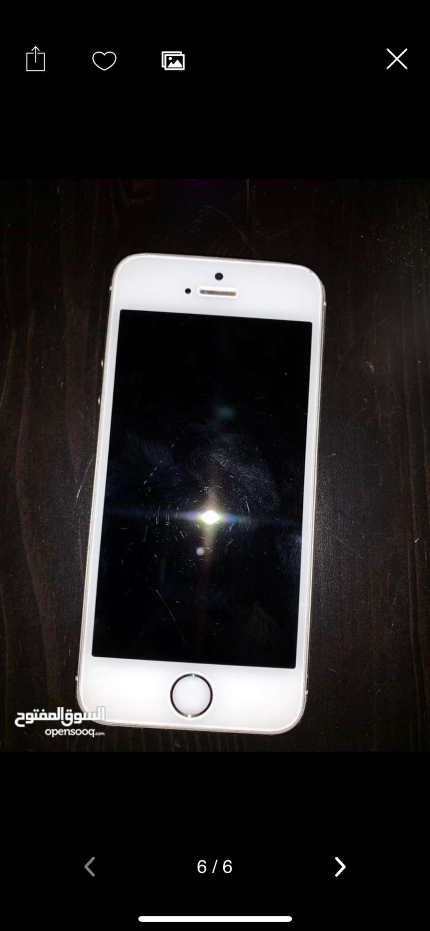 جوال ايفون 5s
لا تنسَ أنك شاهدت هذا الإعلان في عنكبوت
راجع الصور للبيع فقط...
