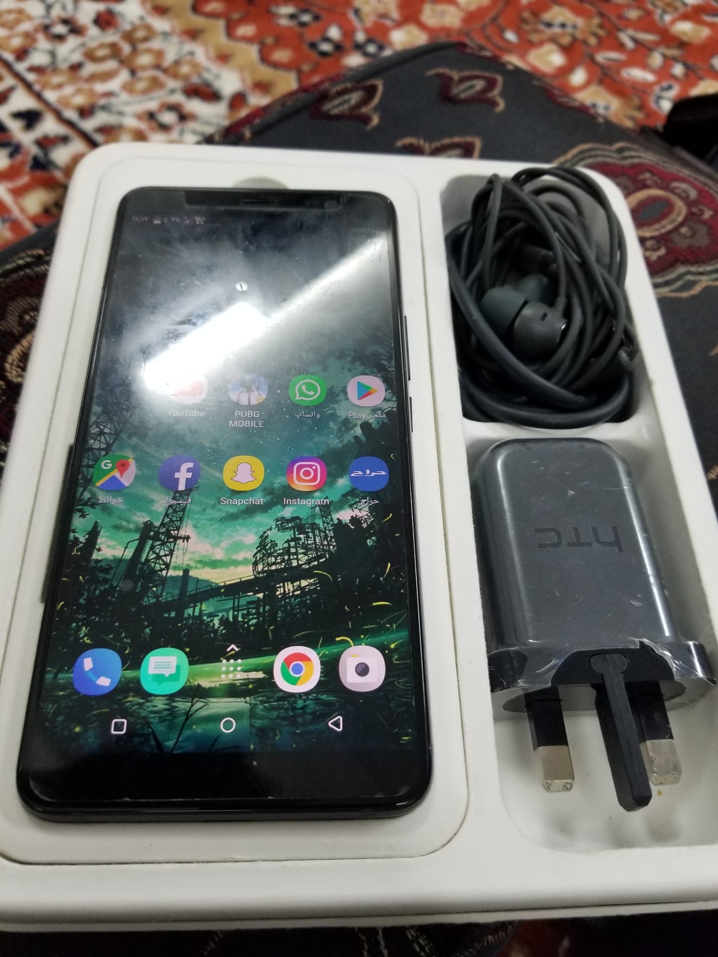 HTC U11
لا تنسَ أنك شاهدت هذا الإعلان في عنكبوت
128GB HTC U11 اللون اسود نضيف
الذاكره 128GB...