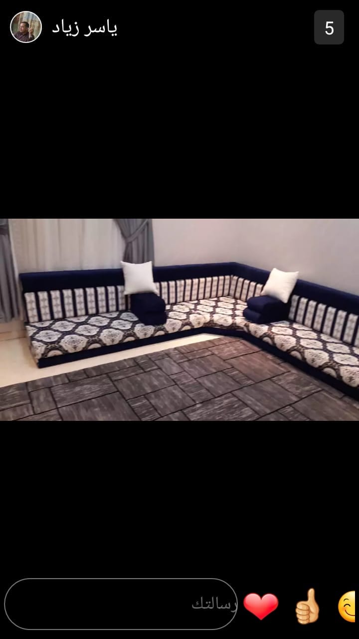كنب جديد
لا تنسَ أنك شاهدت هذا الإعلان في عنكبوت
معرض الوفاء الستائر والديكور جديد حسب الطلب...