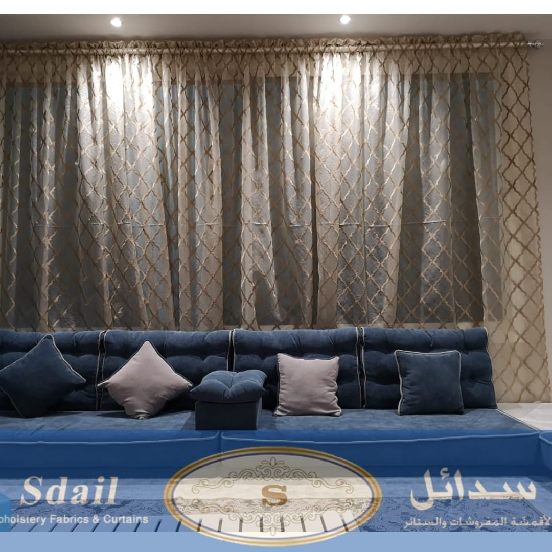 جلسات ارضيه من سدائل
لا تنسَ أنك شاهدت هذا الإعلان في عنكبوت
سدائل مورده للأقمشه بالسوق السعو...