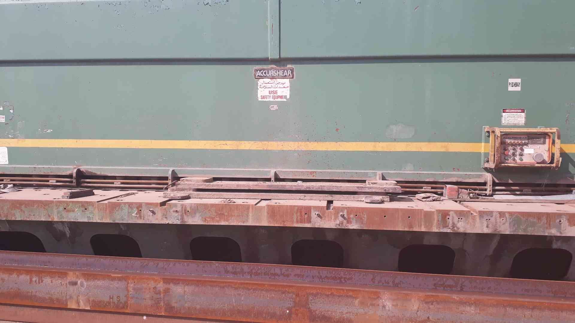مقص هيدروليك- Hydraulic cutter
لا تنسَ أنك شاهدت هذا الإعلان في عنكبوت
مقص طول 3 متر سماكة 20...