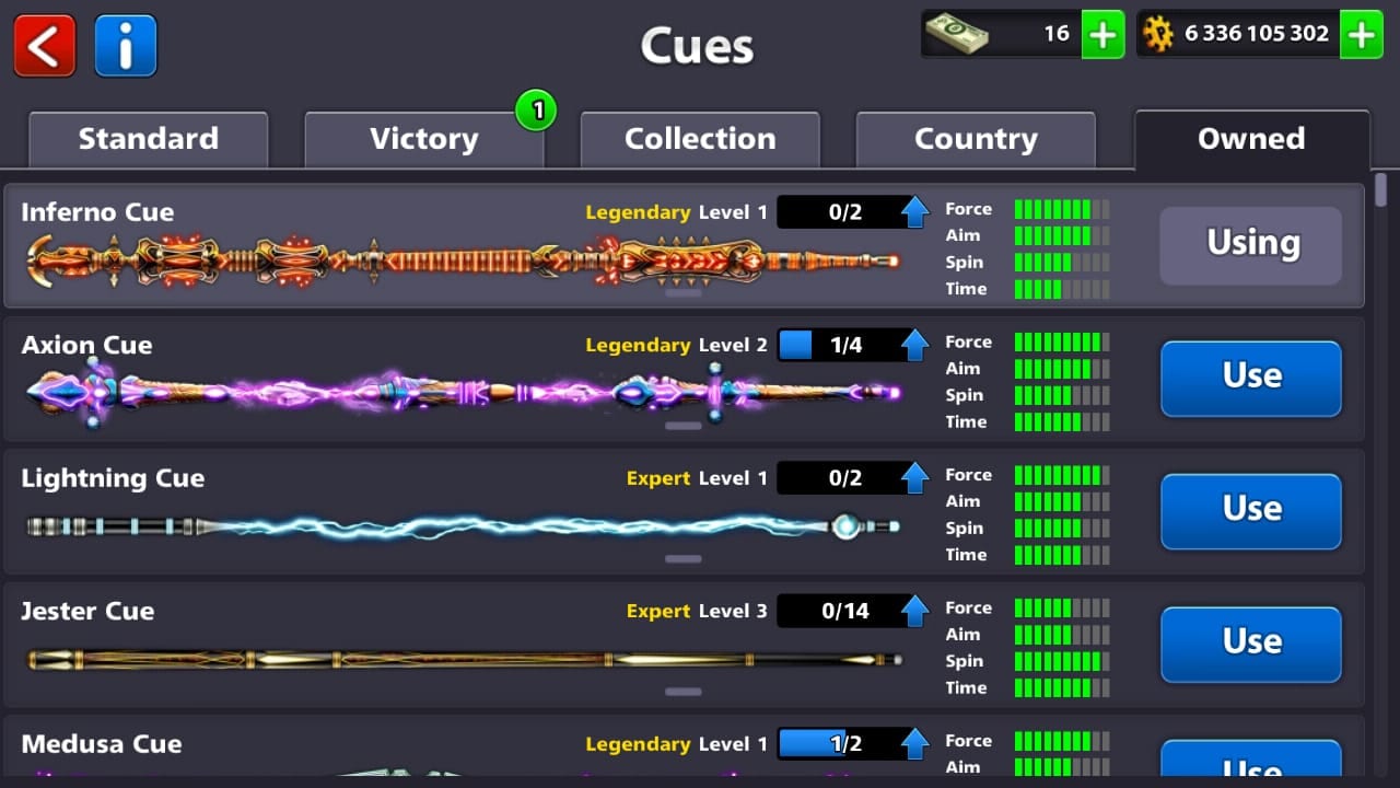 حساب بلياردو 8 ball pool
لا تنسَ أنك شاهدت هذا الإعلان في عنكبوت
حساب في المستوى 176 فيه 6 م...