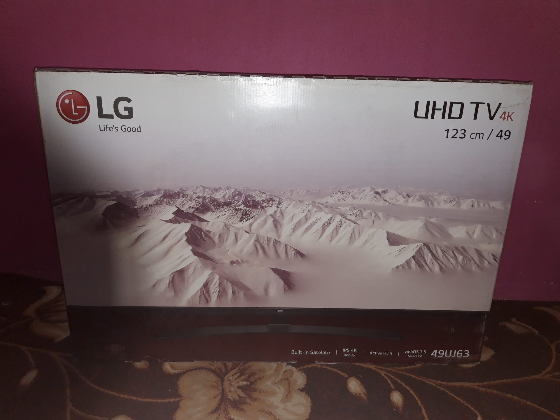 شاشة LG جديدة بالكرتون
49 بوصة سمارت 4K لم تفتح
لا تنسَ أنك شاهدت هذا الإعلان في عنكبوت
السل...