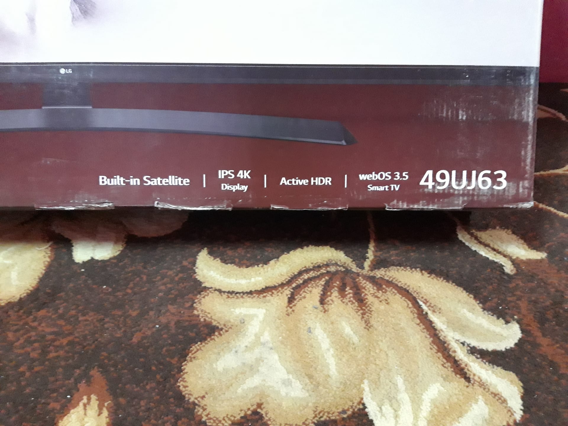 شاشة LG جديدة بالكرتون
49 بوصة سمارت 4K لم تفتح
لا تنسَ أنك شاهدت هذا الإعلان في عنكبوت
السل...