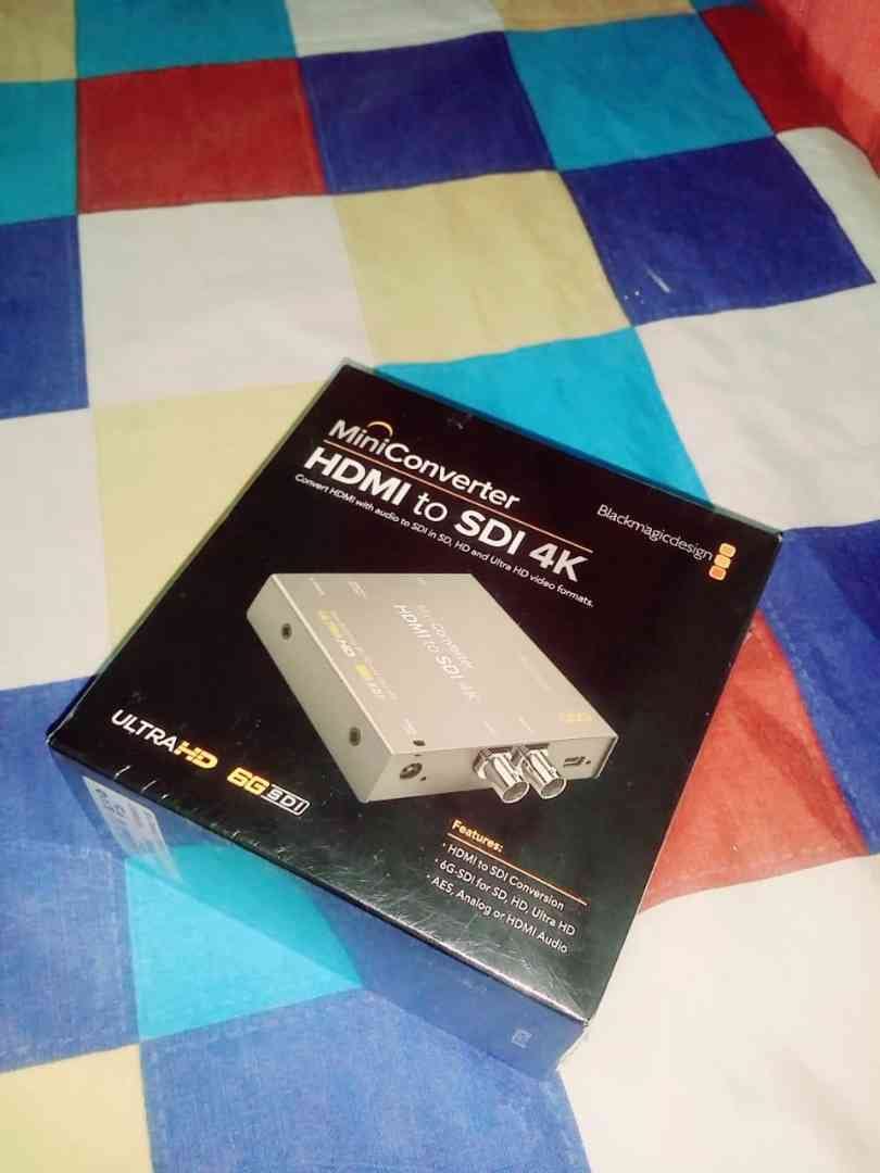 Black Magic Design (HDMI TO SDI, SDI TO HDMI Converter)
لا تنسَ أنك شاهدت هذا الإعلان في عنكبوت...