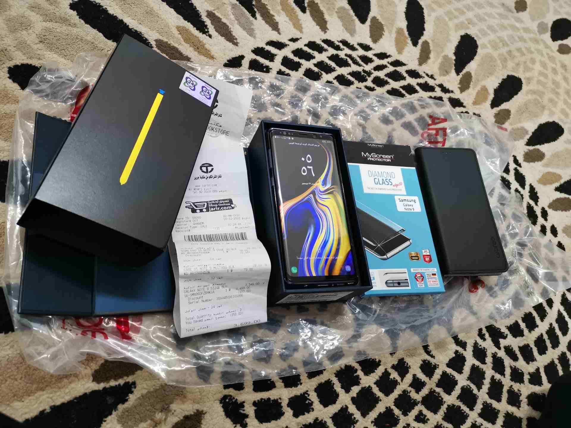 نوت 9 استخدام يومين 512GB ازرق ضمان جرير للبيع
لا تنسَ أنك شاهدت هذا الإعلان في عنكبوت
جوال جالكس...