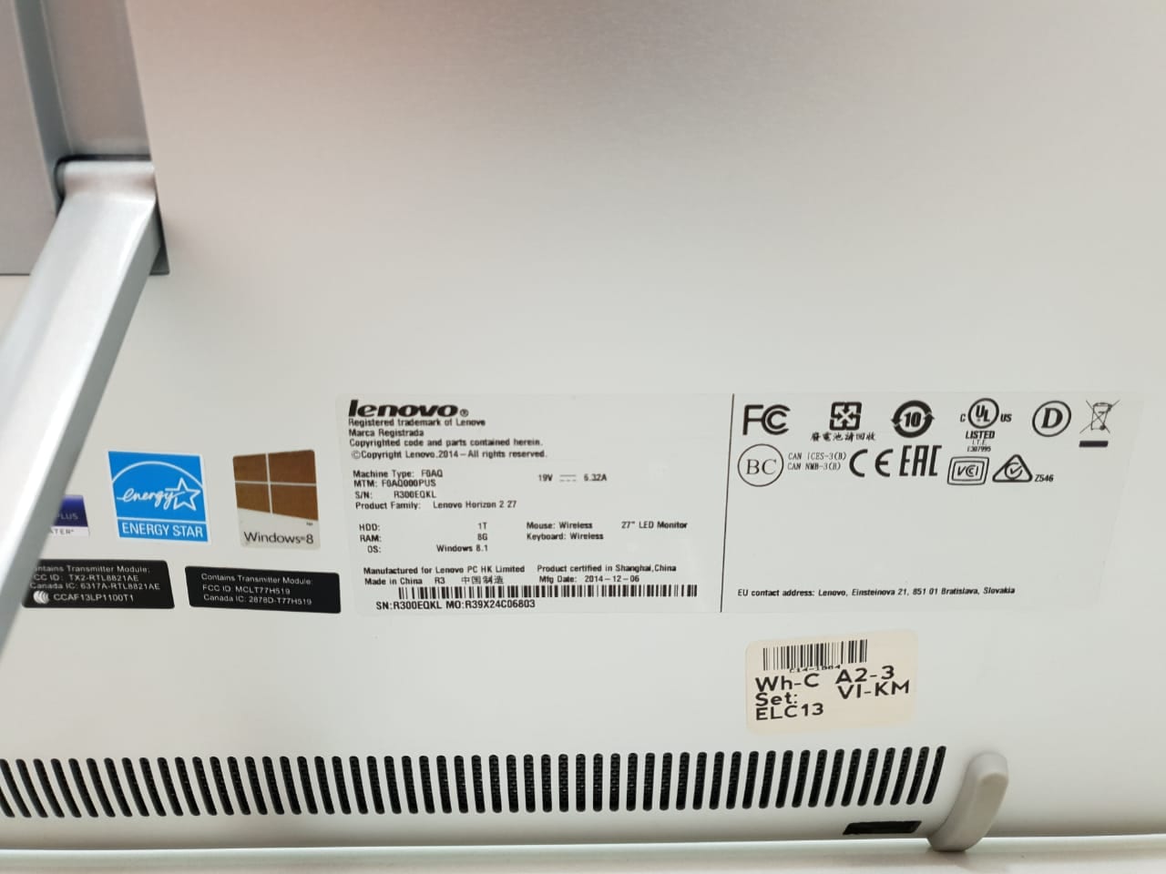 شاشه كمبيوتر متكامل من شركة lenovo. جميل ورائعه اجهزتنا اطلب قبل نفاذ الكميه
لا تنسَ أنك شاهدت هذا الإعلان في عنكبوت...
