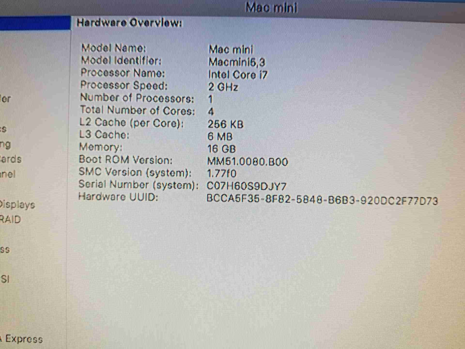 Mac mini server 2011
لا تنسَ أنك شاهدت هذا الإعلان في عنكبوت
Mac mini server 2011
Ram 16 GB
H...