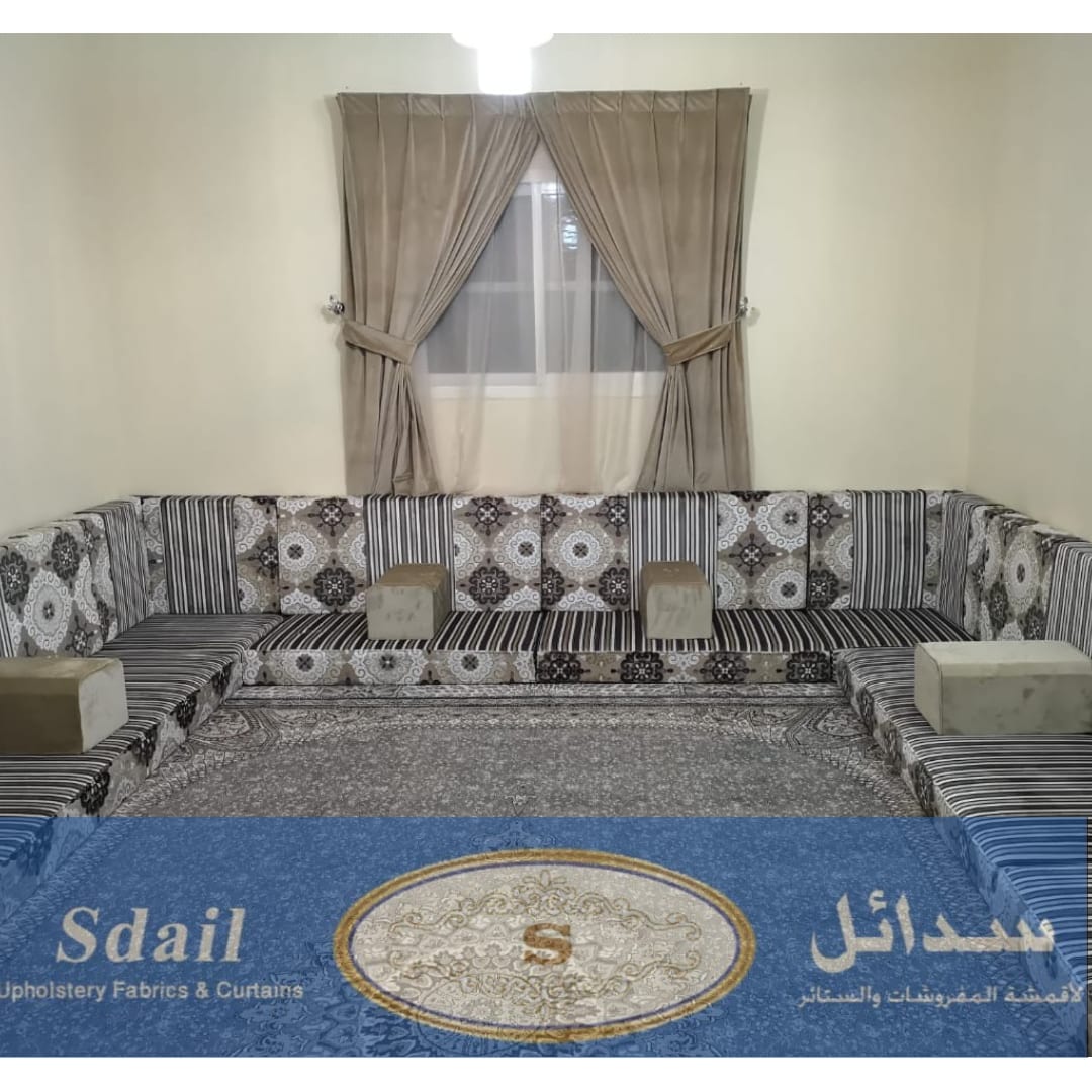 جلسات ارضيه من سدائل
لا تنسَ أنك شاهدت هذا الإعلان في عنكبوت
سدائل مورده للأقمشه بالسوق السعو...
