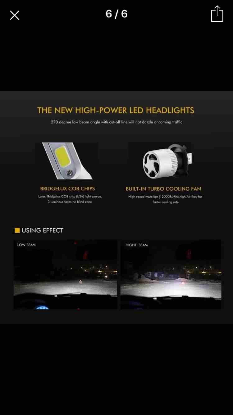 مصابيح أمامية ( LED) للسيارات عالية الأضاءة
لا تنسَ أنك شاهدت هذا الإعلان في عنكبوت
1-ضمان لمدة س...