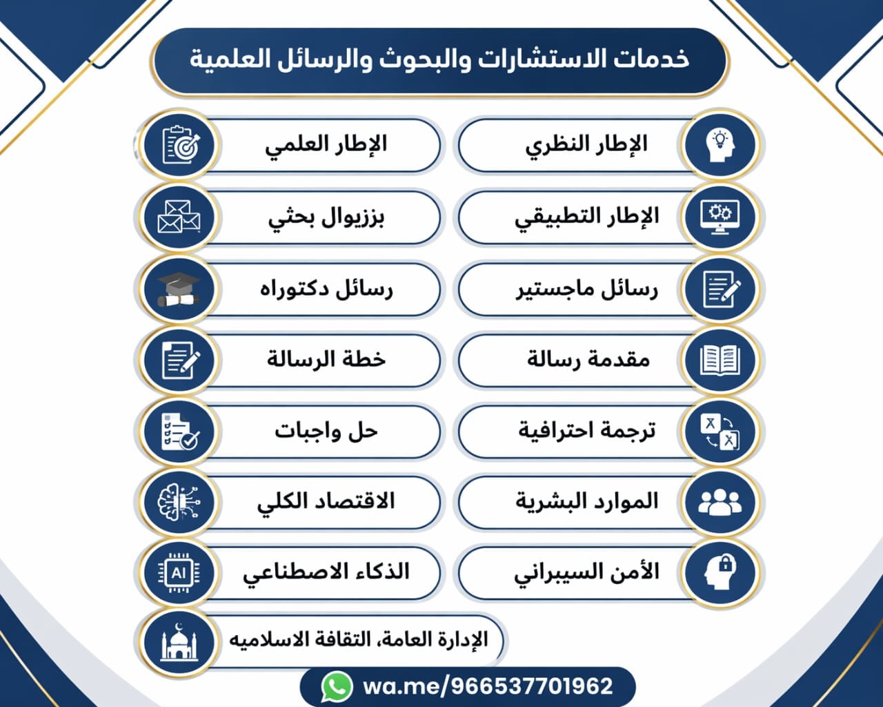 بحوث جامعية حل واجبات مشاريع تخرج رسائل ماجستير