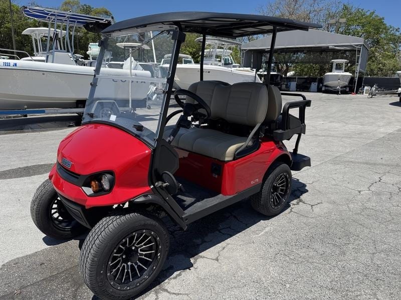 Golf Cart 2023 E-Z-GO Express S4 ELiTE Lithium Flame Red