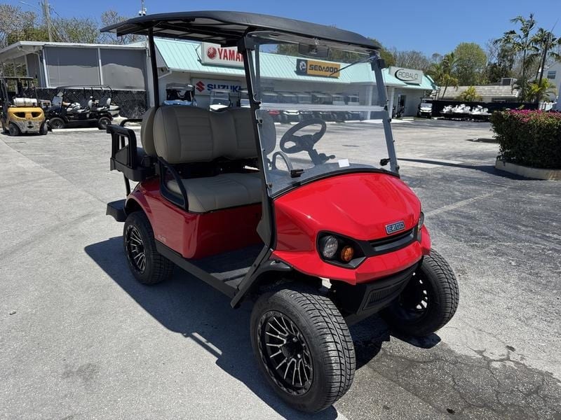 Golf Cart 2023 E-Z-GO Express S4 ELiTE Lithium Flame Red
